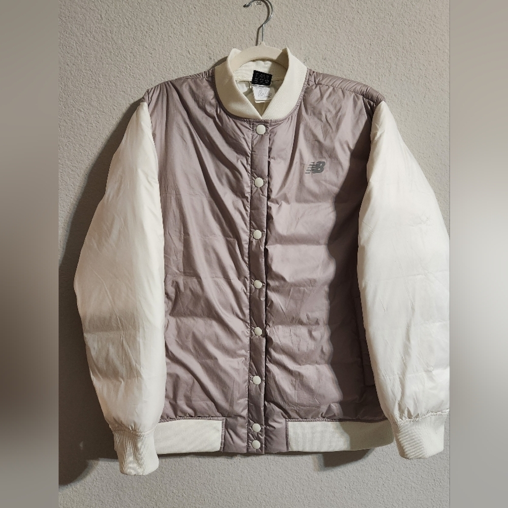 New Balance HB Heat Down 800D bomber jacket Two-tone Women’s size XL